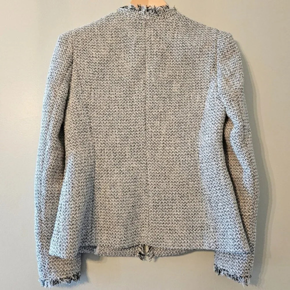 Rebecca Taylor Textured Tweed Women's Feminine Classic Blazer Jacket Size US 2. - Picture 11 of 15